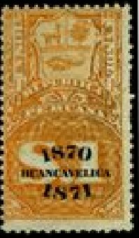 Coat of Arms and Numeral Overprinted
