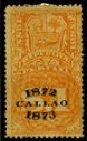 Coat of Arms and Numeral Overprinted