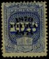 Numeral Overprinted