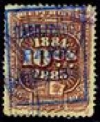 Previous issue overprinted "HABILITADO"
