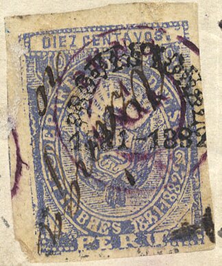 Revenue Stamp Overprinted