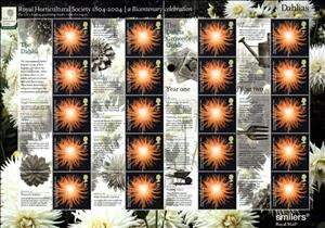 Mini Sheet, Royal Horticultural Society Smiler, United Kingdom of Great Britain & Northern Ireland,  , Flowers