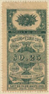 Stamp, Coat of Arms, Uruguay,  , Coats of Arms, Libraries
