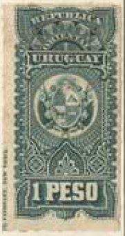Stamp, Coat of Arms, Uruguay,  , Coats of Arms