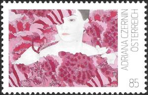 Stamp, "Without Title" (2004), by Adriana Czernin, Austria,  , Art, Drawings