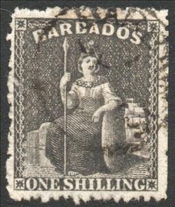 Stamp, Issue of 1871, Barbados,  