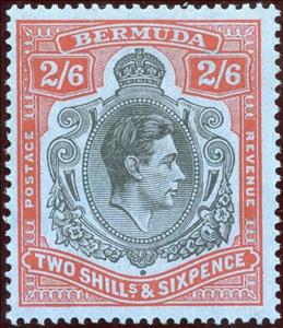 Stamp, King George VI, Bermuda,  