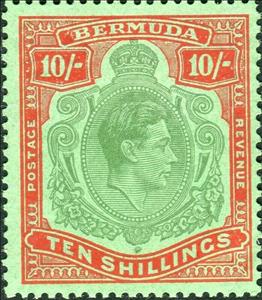 Stamp, King George VI, Bermuda,  