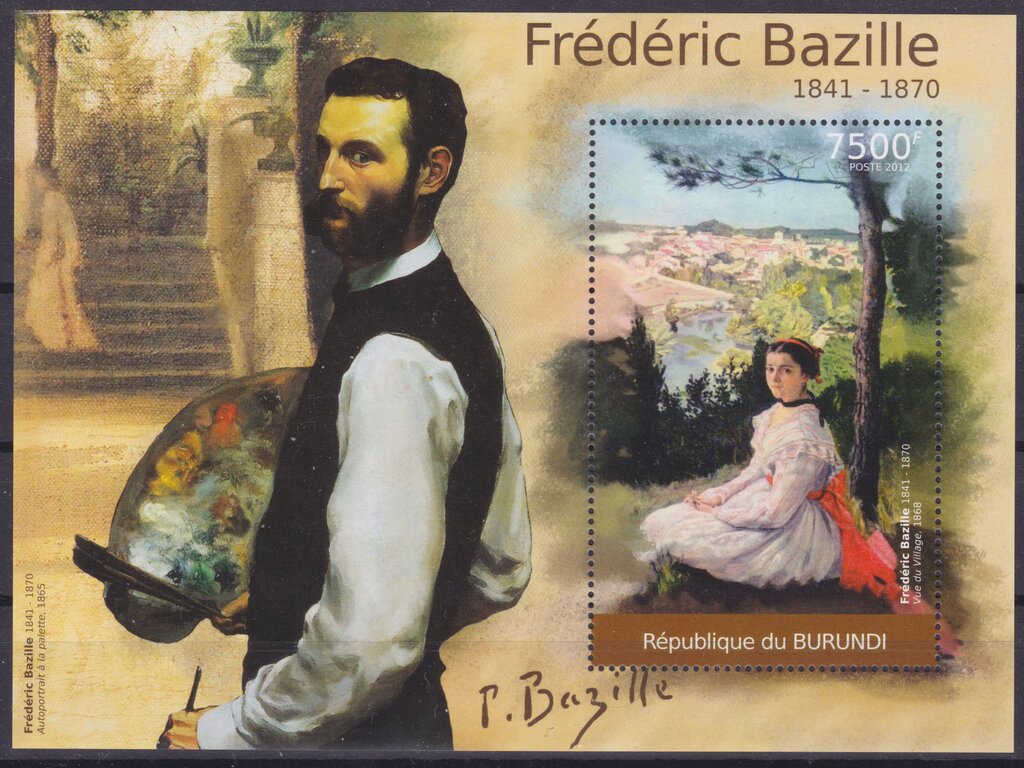 Paintings by Frédéric Bazille
