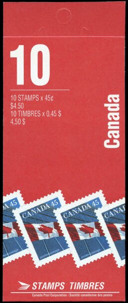 Canadian Flag and Office Buildings