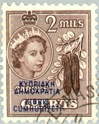 Cyprus Independence (overprint in blue)