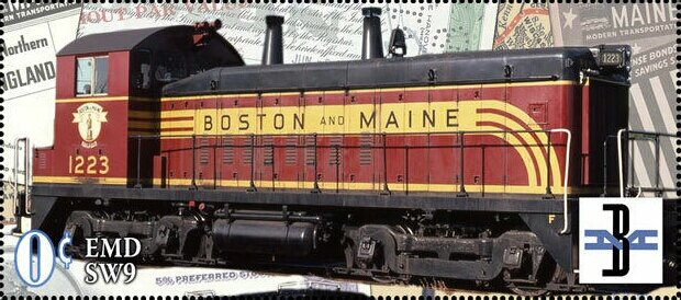 Stamp, Rail Road, Cinderellas,  , Railways