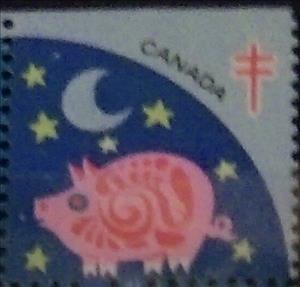 Stamp, Tuberculosis Christmas Seal, animals, Cinderellas,  , Charity, Tuberculosis / TBC