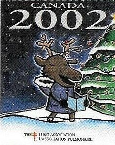 Stamp, Tuberculosis Christmas Seal, Small Reindeer facing right, Cinderellas,  , Charity, Christmas, Tuberculosis / TBC