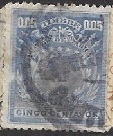 Stamp, Coat of Arms, Costa Rica,  , Coats of Arms