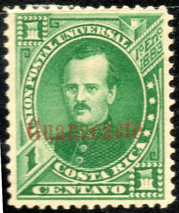 Prospero Fernandez (1834-1885) overprint Guanacaste