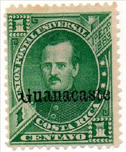 Stamp, Prospero Fernandez (1834-1885) overprint Guanacaste, Costa Rica, Guanacaste,  , Heads of State, Politicians