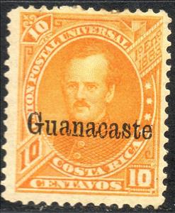 Stamp, Prospero Fernandez (1834-1885) overprint Guanacaste, Costa Rica, Guanacaste,  , Heads of State, Politicians