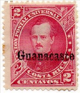Stamp, Prospero Fernandez (1834-1885) overprint Guanacaste, Costa Rica, Guanacaste,  , Heads of State, Politicians