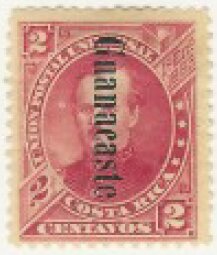 Stamp, Prospero Fernandez (1834-1885) overprint Guanacaste, Costa Rica, Guanacaste,  , Heads of State, Politicians