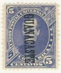 Prospero Fernandez (1834-1885) overprint Guanacaste