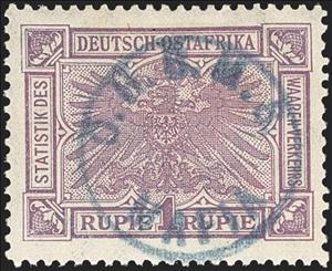 Stamp, Overprinted by "O.H.B.M.S MAFIA", German East Africa,  