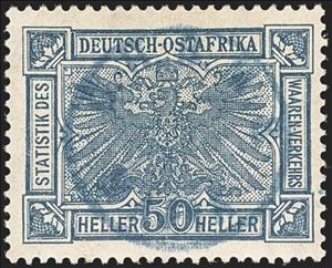 Stamp, Overprinted by "O.H.B.M.S MAFIA", German East Africa,  