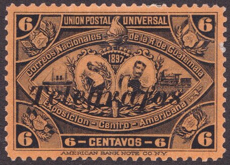 Central American Exposition Issue overprinted Telegrafos