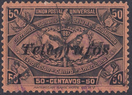 Central American Exposition Issue overprinted Telegrafos