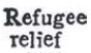 "Family Planning" - Refugee Relief Jabalpur Overprint