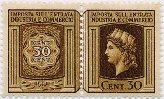 Ind. e commercio barred fasces (digit and Turreted Italy)