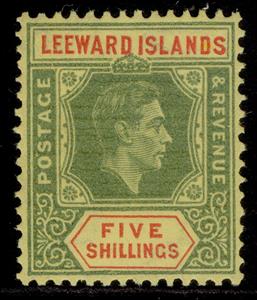 Stamp, Issues of 1938-51, Leeward Islands,  