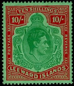 Stamp, Issues of 1938-51, Leeward Islands,  