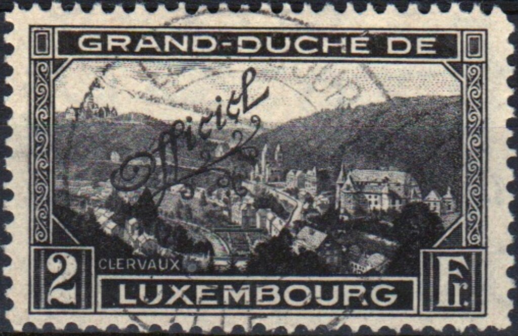 Clervaux overprinted Officiel