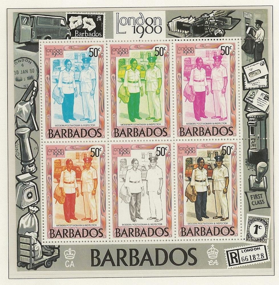 Sheet of 6