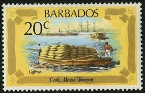 Stamp, Lighter, Barbados,  