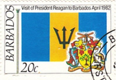 Barbados Flag and Arms