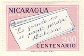 Stamp, Saying, Nicaragua,  