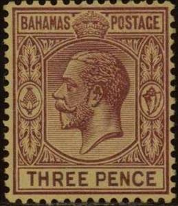 Stamp, King George V., Bahamas,  