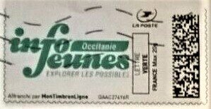 Stamp, Infojeunes Occitanie Employer les Possibilities, Personalized and Private Mail Stamps,  , Employment agencies