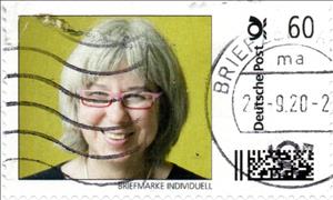Stamp, Unknown Woman, Personalized and Private Mail Stamps,  