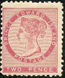 Stamp, Queen Victoria, Prince Edward Island,  