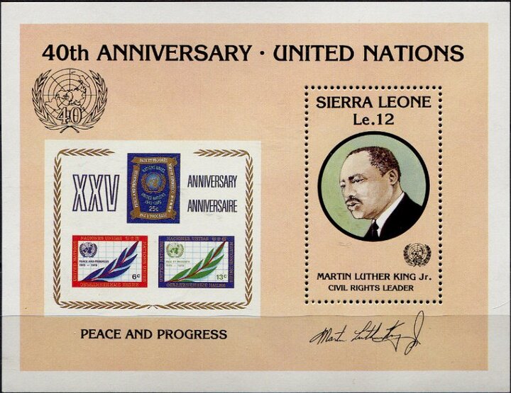 40th Anniversary United Nation- Peace & Progress
