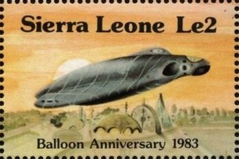 Futuristic airship