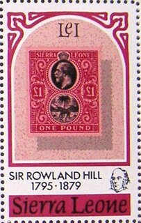 Stamp on stamp - Sierra Leone 1912