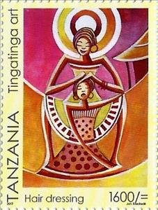 Stamp, Tingatinga Art, Tanzania,  , Art