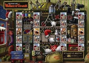 Mini Sheet, Christmas 2010 - Wallace and Gromit Smiler, United Kingdom of Great Britain & Northern Ireland,  , Air Forces, Aircraft, Aviation