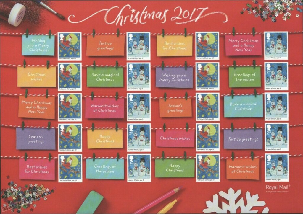 Christmas 2017 Santa and Snowmen