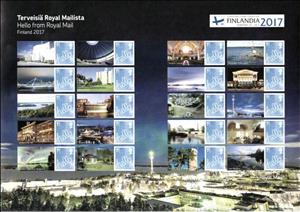 Mini Sheet, Finlandia 2017 European Stamp Exhibition Tampere, United Kingdom of Great Britain & Northern Ireland,  , Greetings, Philatelic Exhibitions