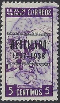 Panoramic View of Venezuela, Overprinted